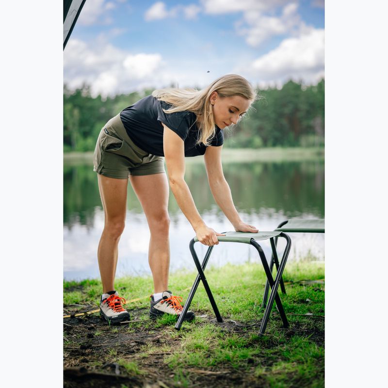 Сгъваема туристическа маса + столове KADVA CAMPtable комплект за 4-6 души сив 6