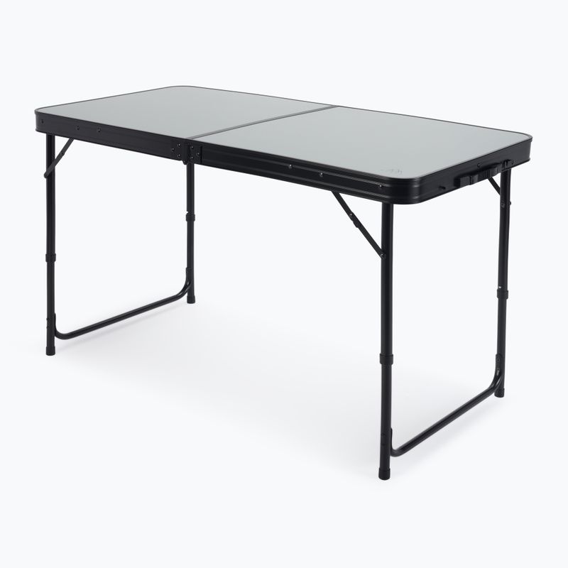 Сгъваема туристическа маса + столове KADVA CAMPtable комплект за 4-6 души сив 2