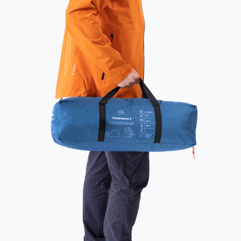 3-местна къмпинг палатка KADVA CAMPdome 3 синя 20