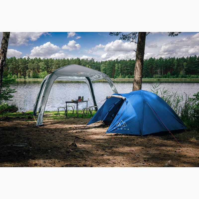 3-местна къмпинг палатка KADVA CAMPdome 3 синя 2