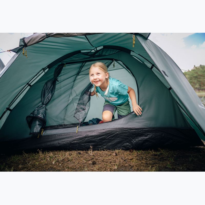 3-местна къмпинг палатка KADVA CAMPdome 3 зелена 4