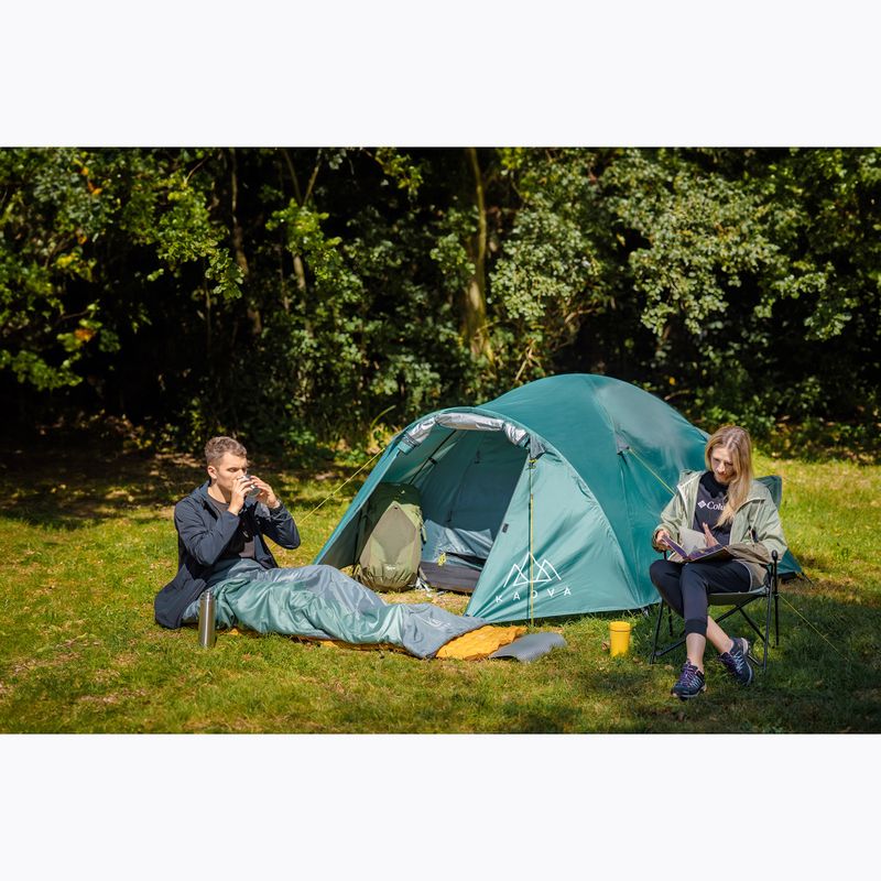 3-местна къмпинг палатка KADVA CAMPdome 3 зелена 3