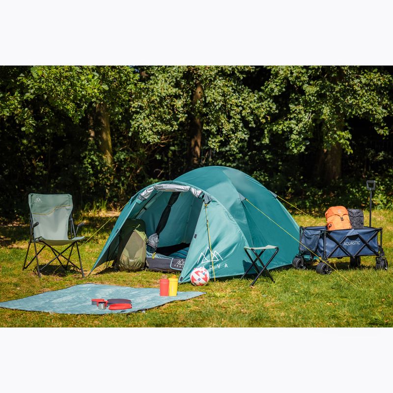 3-местна къмпинг палатка KADVA CAMPdome 3 зелена 6