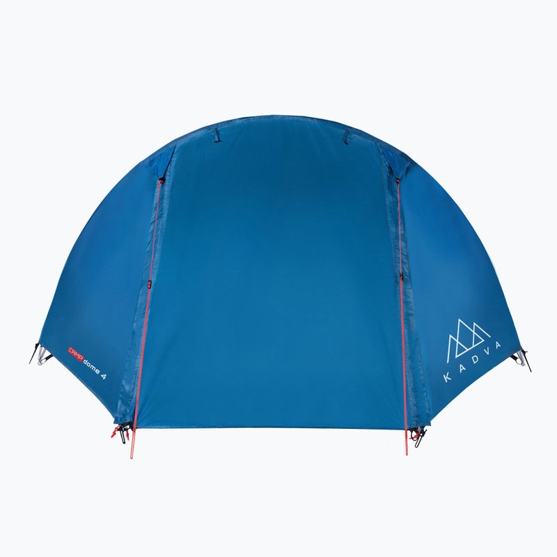 Четириместна палатка за къмпинг KADVA CAMPdome 4 синя 2
