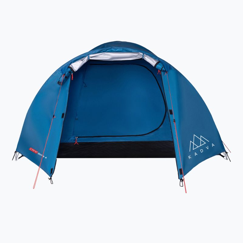 Четириместна палатка за къмпинг KADVA CAMPdome 4 синя 6