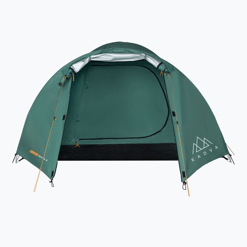 Четириместна палатка за къмпинг KADVA CAMPdome 4 зелена 10