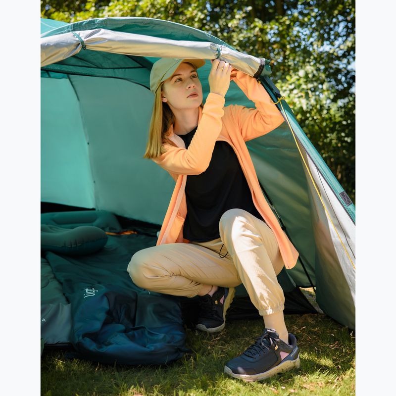 Четириместна палатка за къмпинг KADVA CAMPdome 4 зелена 20
