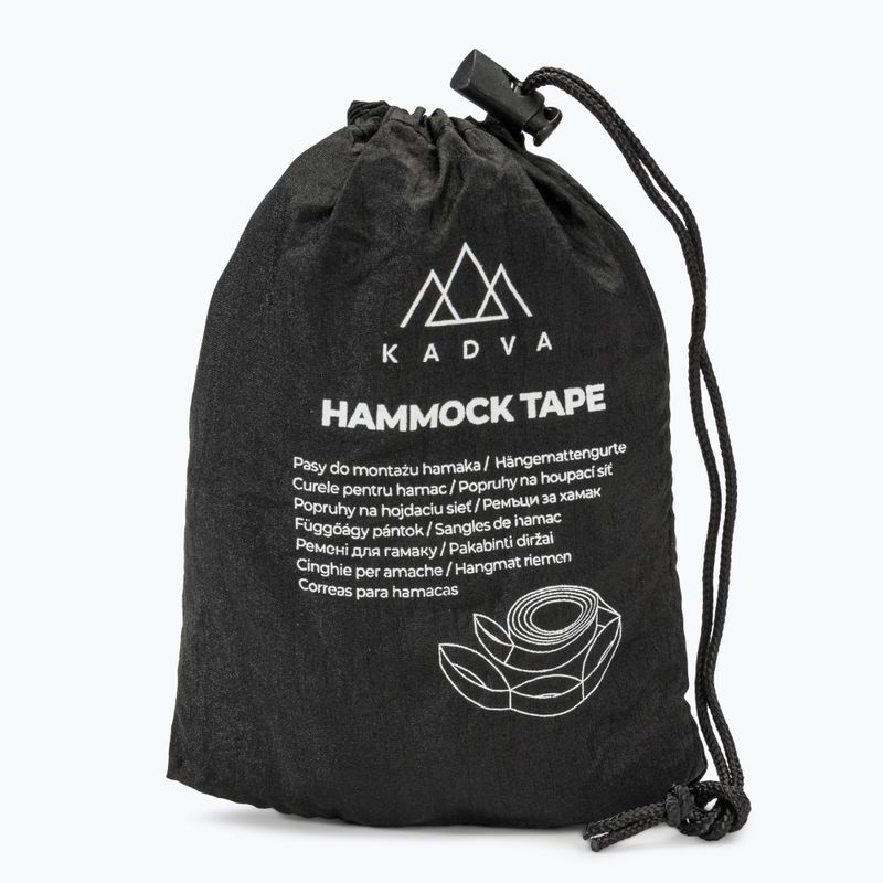 Колани за монтаж на хамак KADVA Hammock tape черен 5