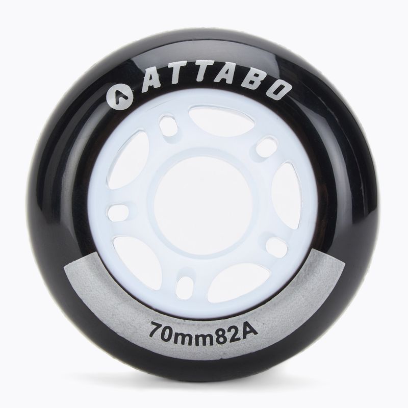 Колела за ролери ATTABO 70 mm 4 бр. black
