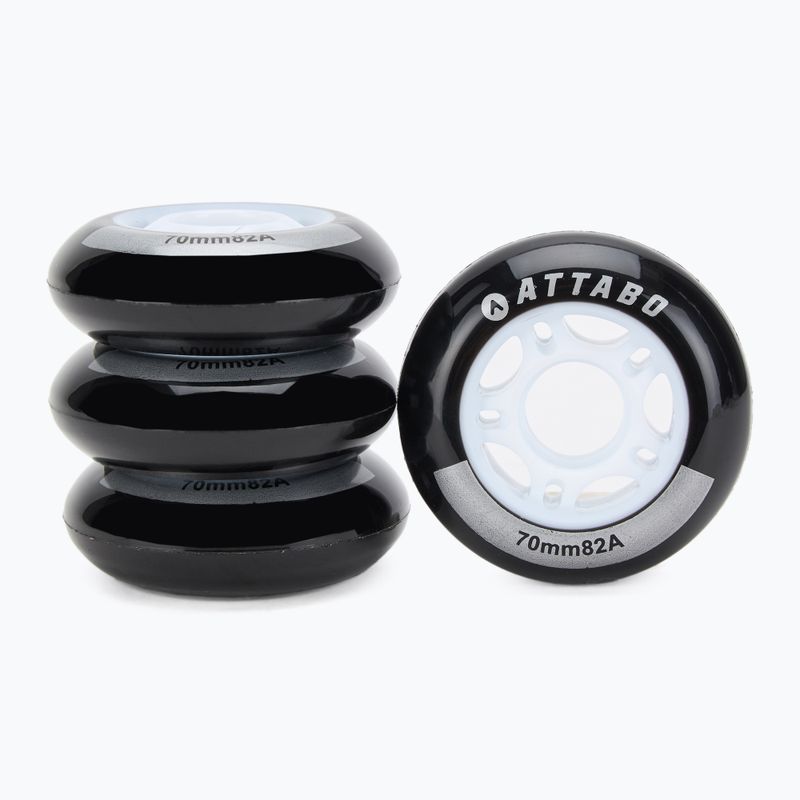 Колела за ролери ATTABO 70 mm 4 бр. black 2