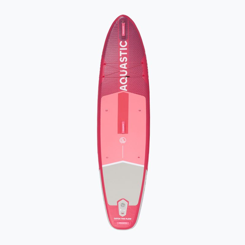 Комплект надуваема дъска SUP AQUASTIC Perth 9'10" pink 3