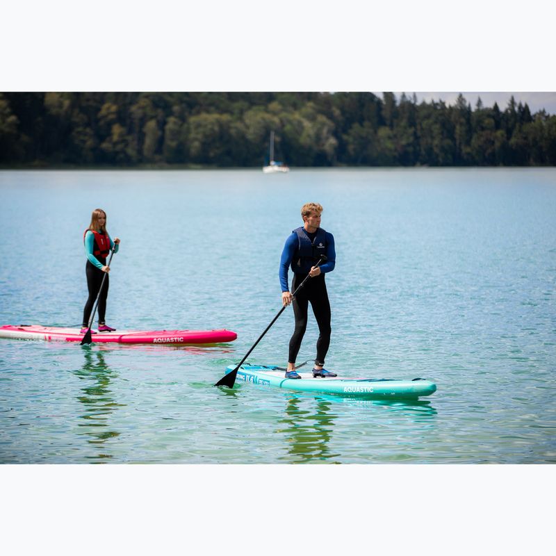 Комплект надуваема дъска SUP AQUASTIC Perth 9'10" pink 20
