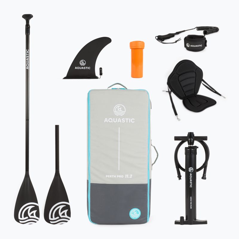 AQUASTIC SUP дъска Perth Pro 11'2" allround тъмно синя 19