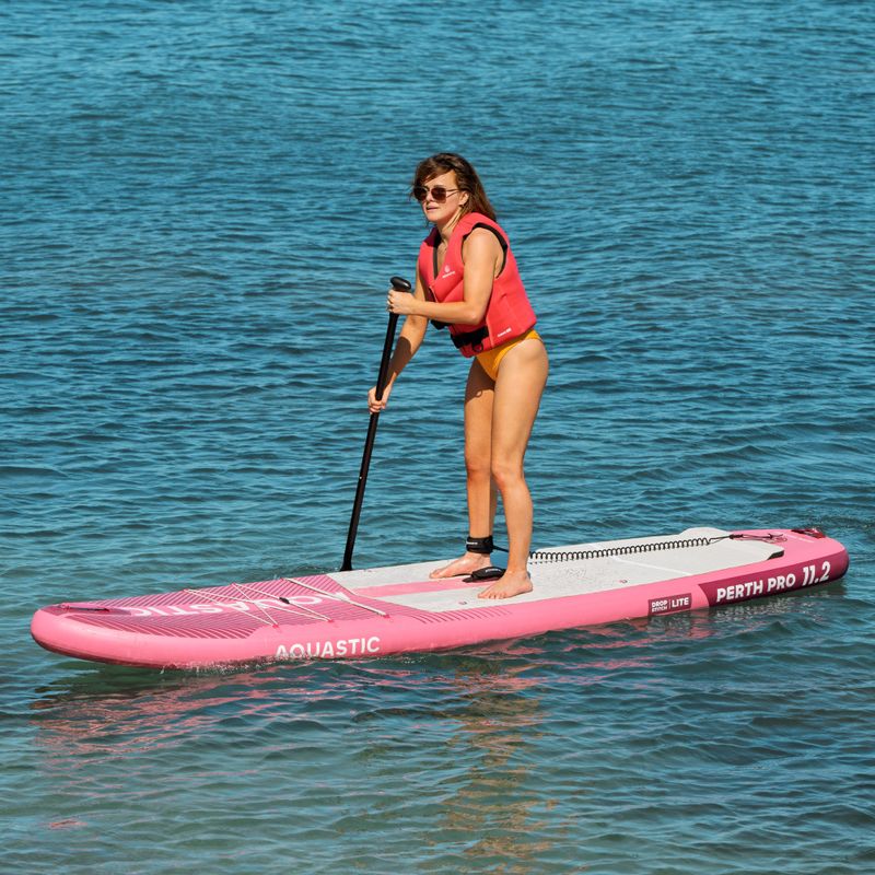 SUP дъска AQUASTIC Perth Pro 11'2" all-round pink 24