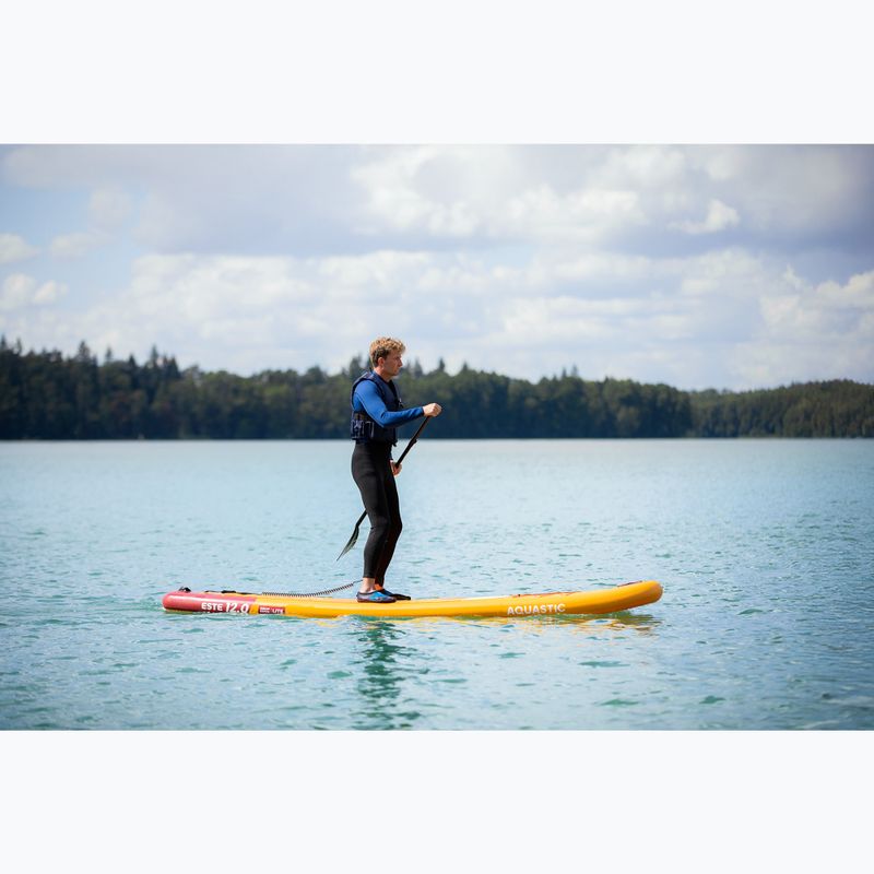 Комплект надуваема дъска SUP AQUASTIC This 12'0" orange 21