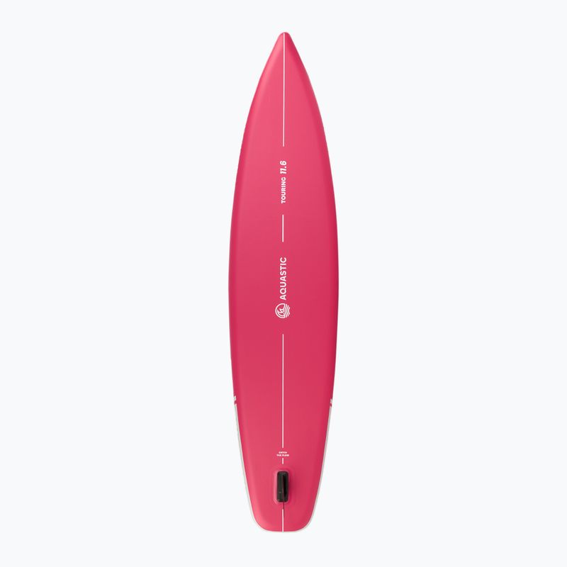 Комплект надуваема дъска SUP AQUASTIC Touring 11'6" pink 4