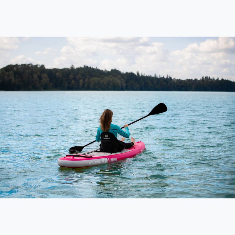 SUP AQUASTIC Туристическа дъска 11'6" розова 23