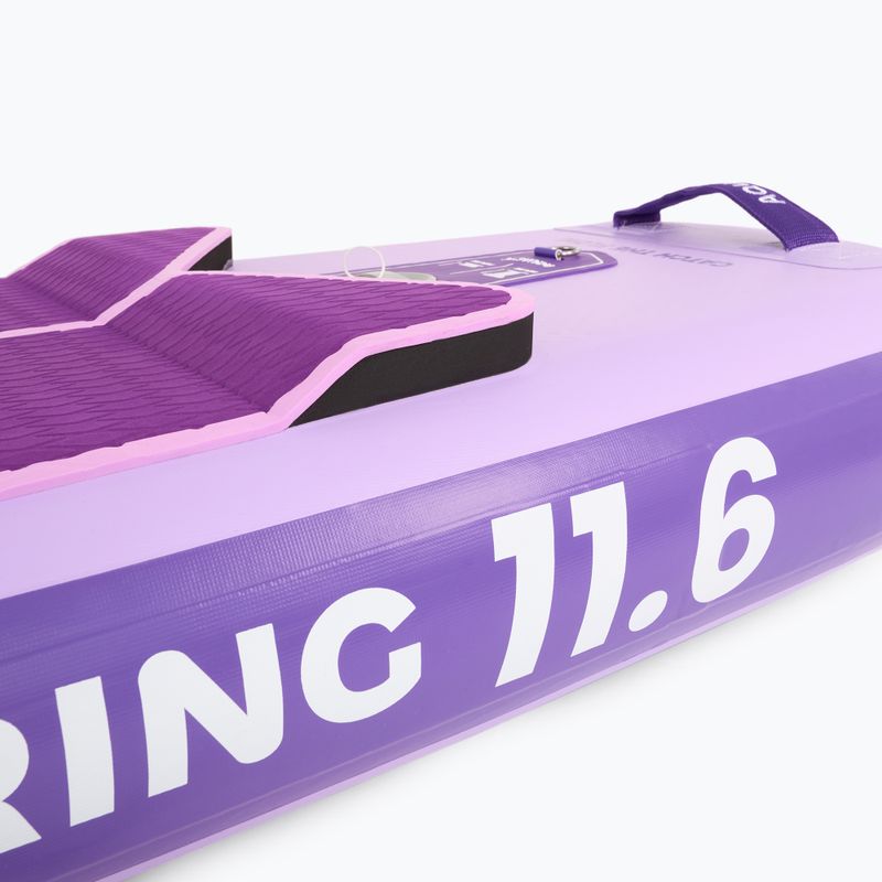 Комплект надуваема дъска SUP AQUASTIC Touring 11'6" purple 12