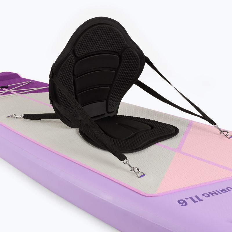 Комплект надуваема дъска SUP AQUASTIC Touring 11'6" purple 13