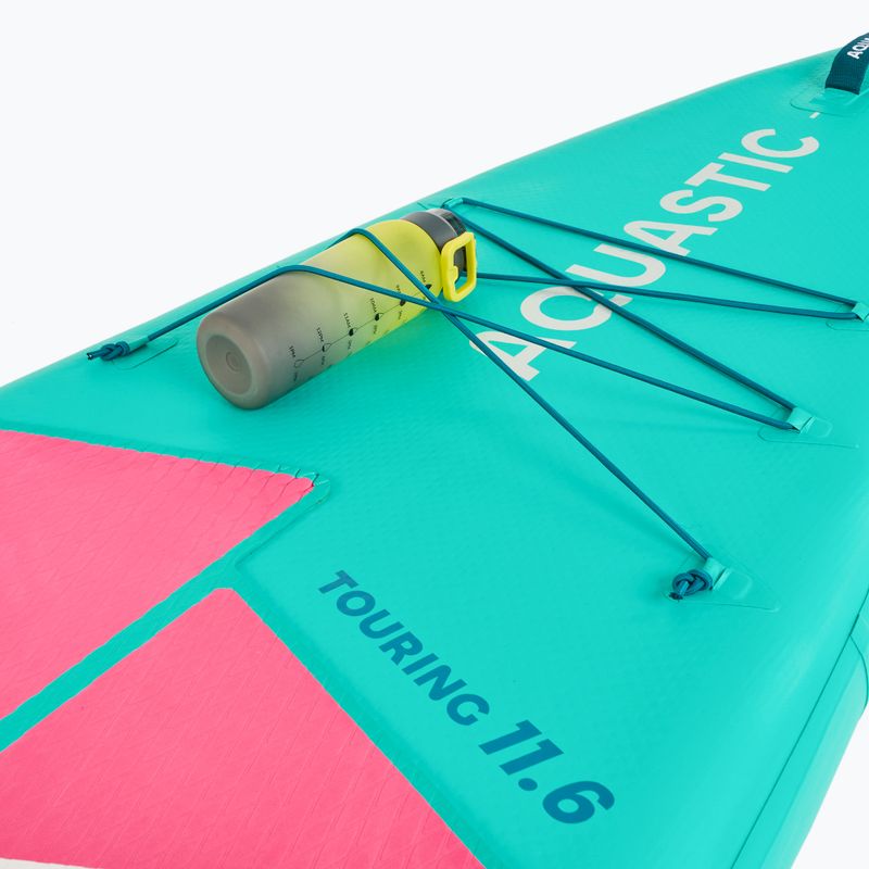 Комплект надуваема дъска SUP AQUASTIC Touring 11'6" green 16