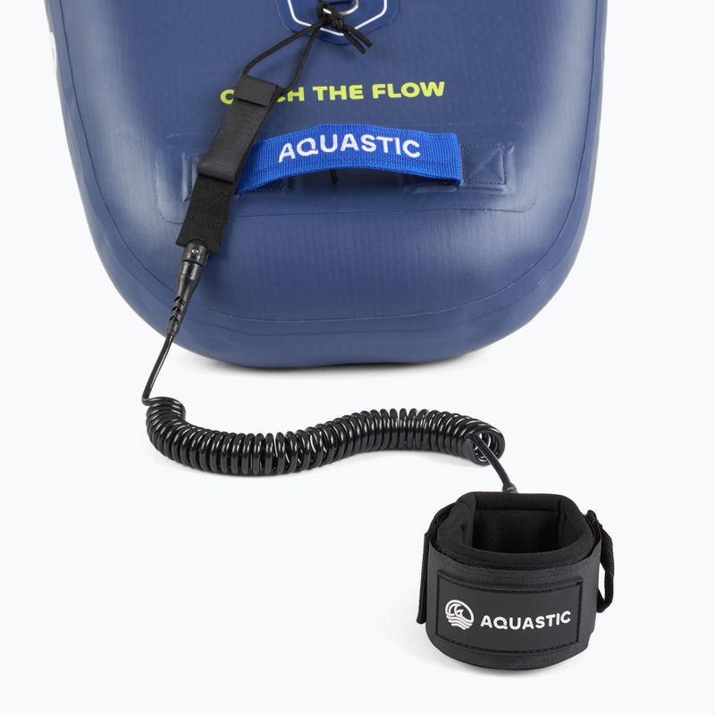 SUP AQUASTIC Туристическа дъска 12'6" тъмно синя 9