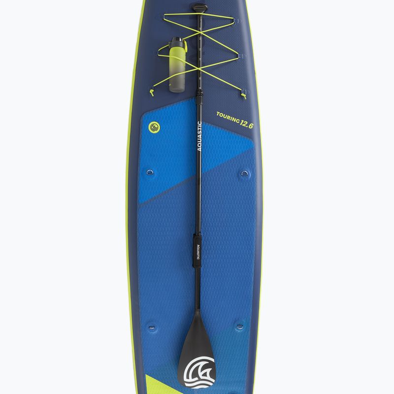 SUP AQUASTIC Туристическа дъска 12'6" тъмно синя 14
