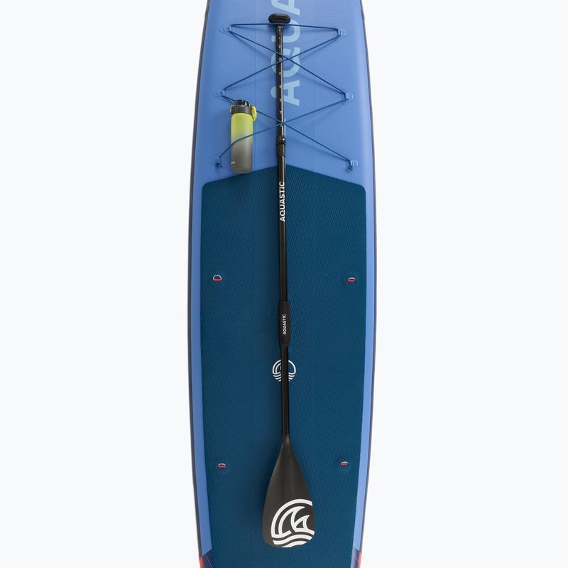 Комплект надуваема дъска SUP AQUASTIC Touring Pro 14'0" dark blue 10