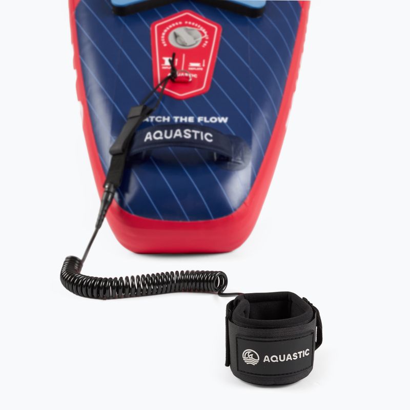 Комплект надуваема дъска SUP AQUASTIC Touring Pro 14'0" dark blue 12
