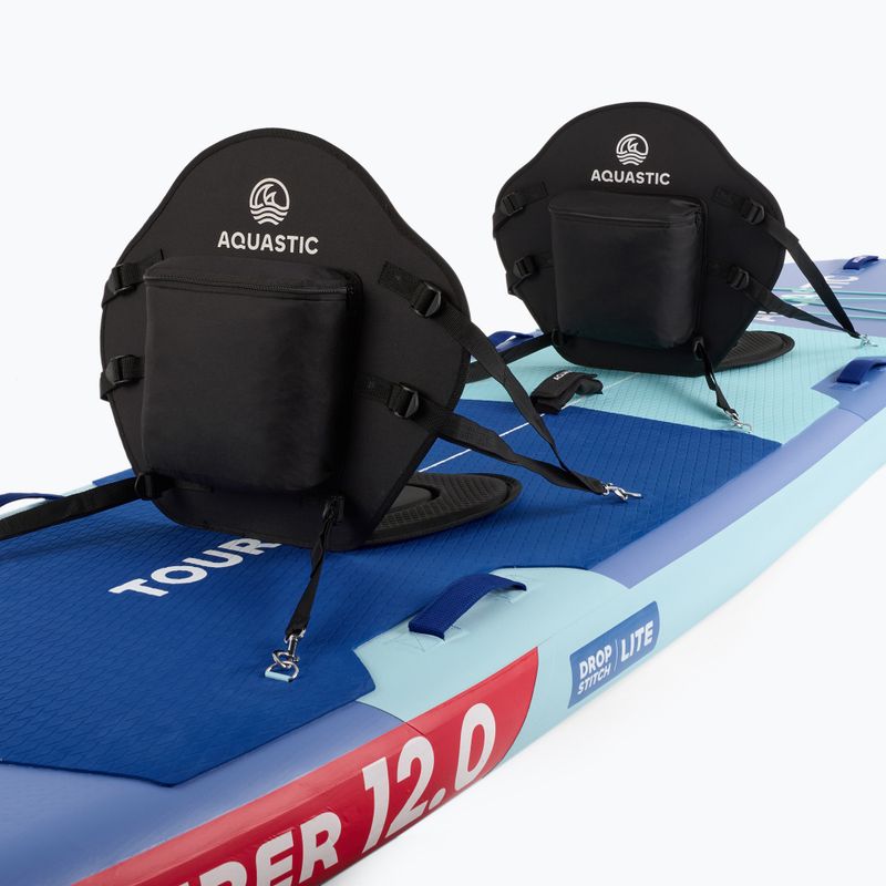 Комплект надуваема дъска SUP AQUASTIC Tourer 12'0" 2-os blue 14