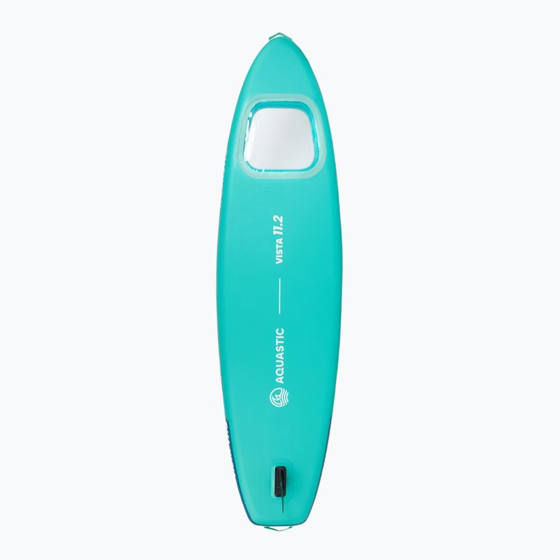 Комплект надуваема дъска SUP AQUASTIC Vista 11'2" green 4