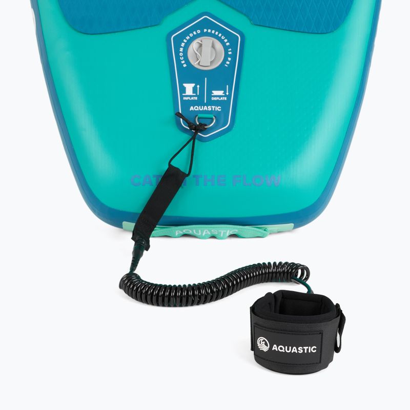 Комплект надуваема дъска SUP AQUASTIC Vista 11'2" green 13