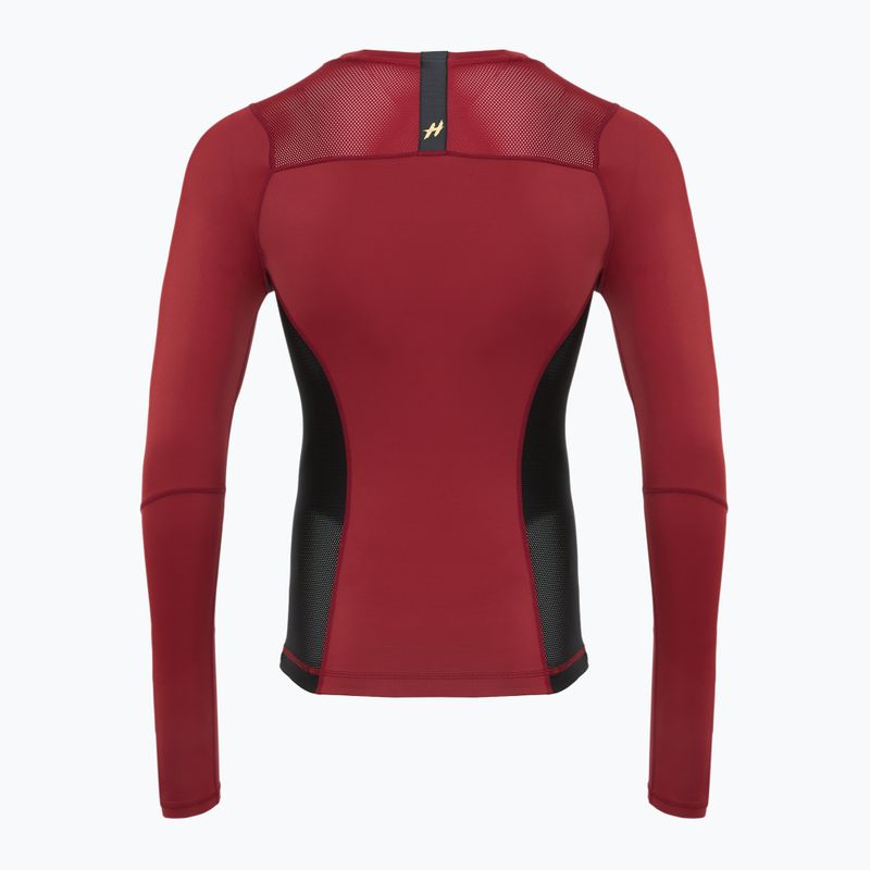 Мъжки рашгард с дълъг ръкав Rashguard HOOK FIGHTING Base red 12