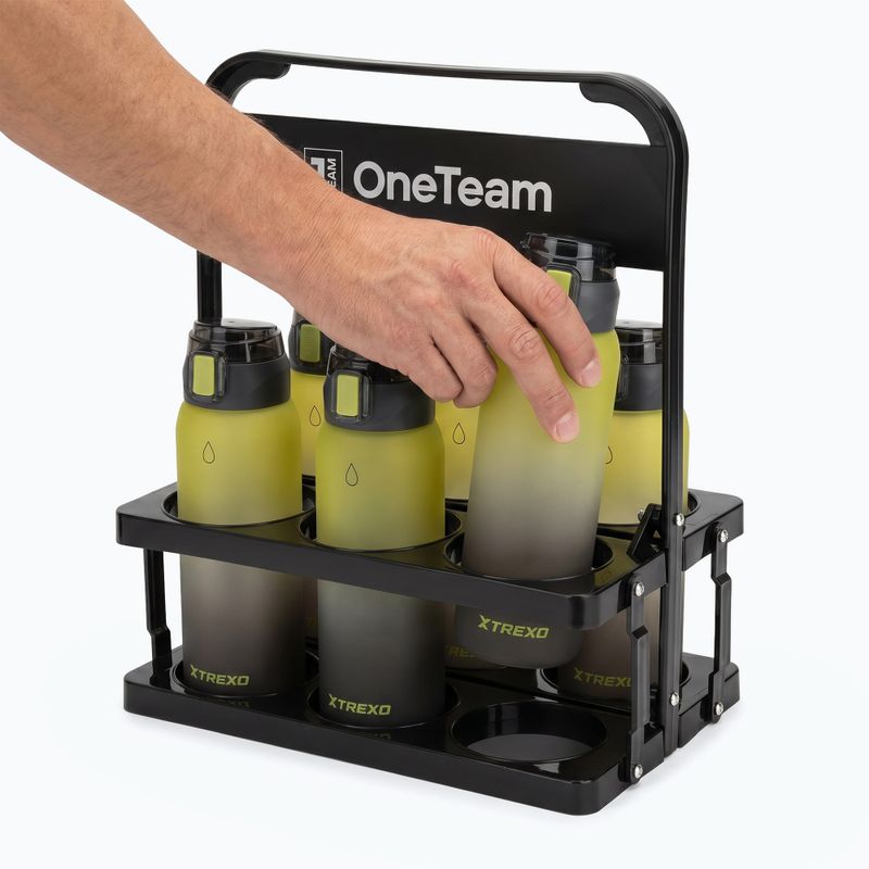 Кошница за бутилки OneTeam Water Bottle Carries black 2
