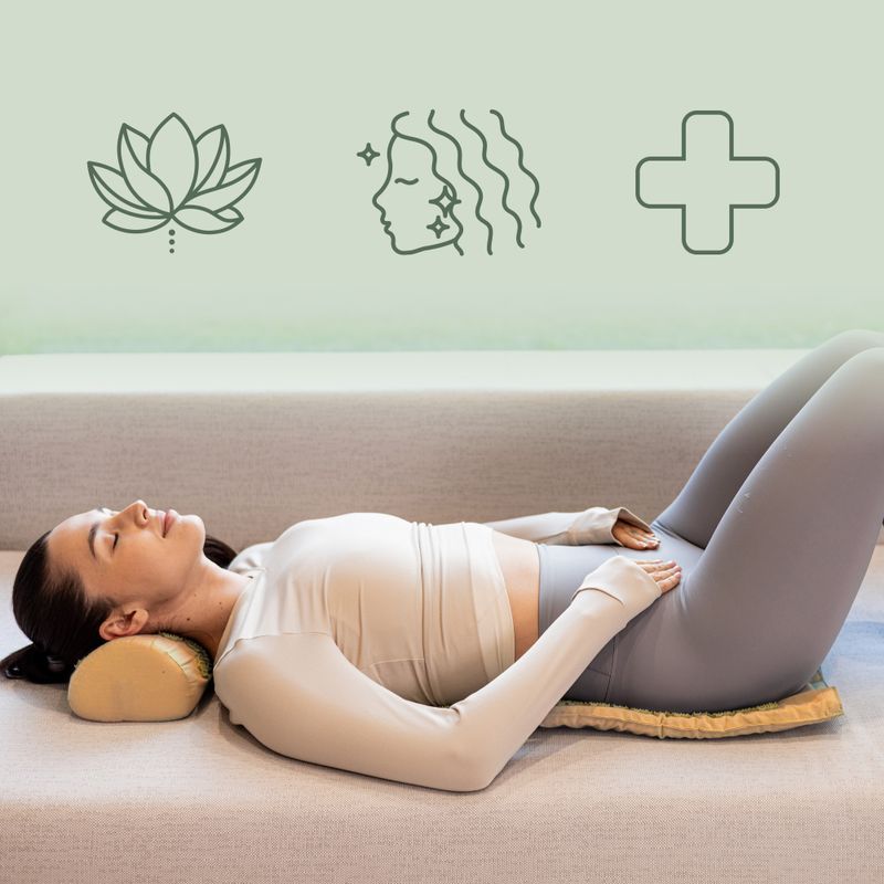 Подложка за акупресура XTREXO с възглавница TXO-B4Z004-BZ brown 8