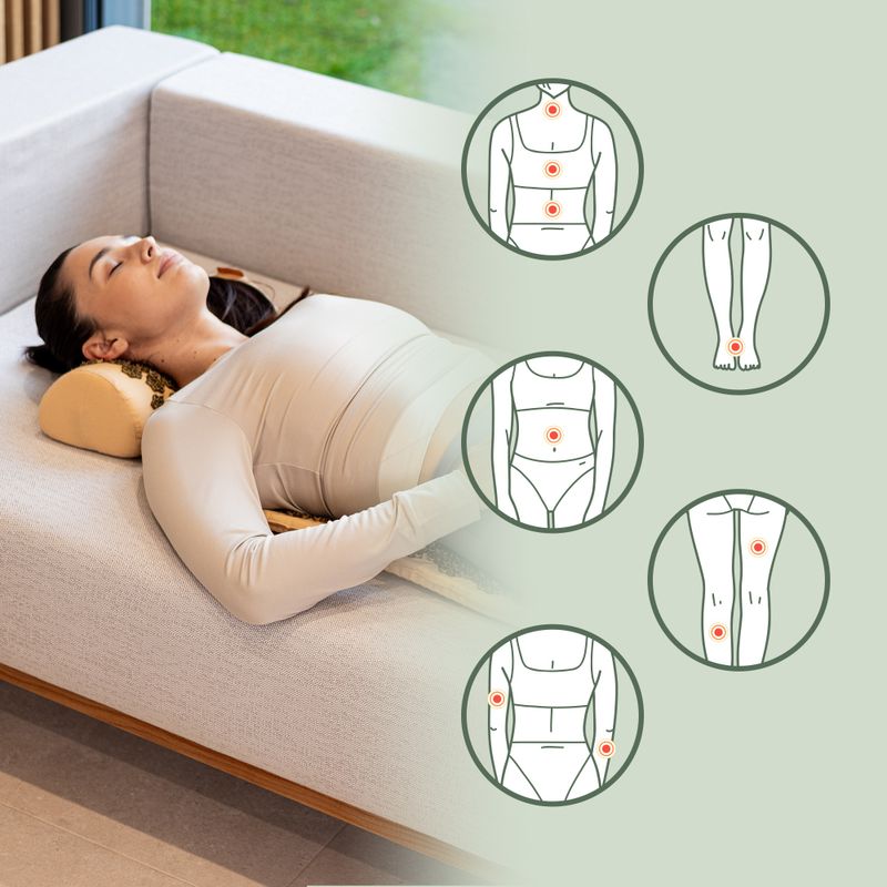 Подложка за акупресура XTREXO с възглавница TXO-B4Z004-BZ brown 10