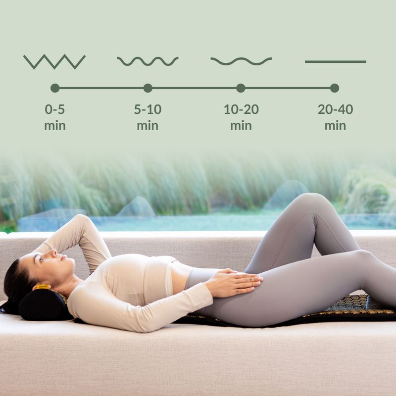 Подложка за акупресура XTREXO голяма с възглавница TXO-B4Z005-BK black 11