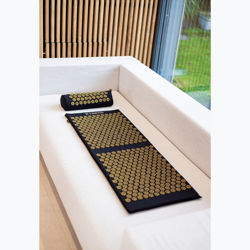 Подложка за акупресура XTREXO голяма с възглавница TXO-B4Z005-BK black 14