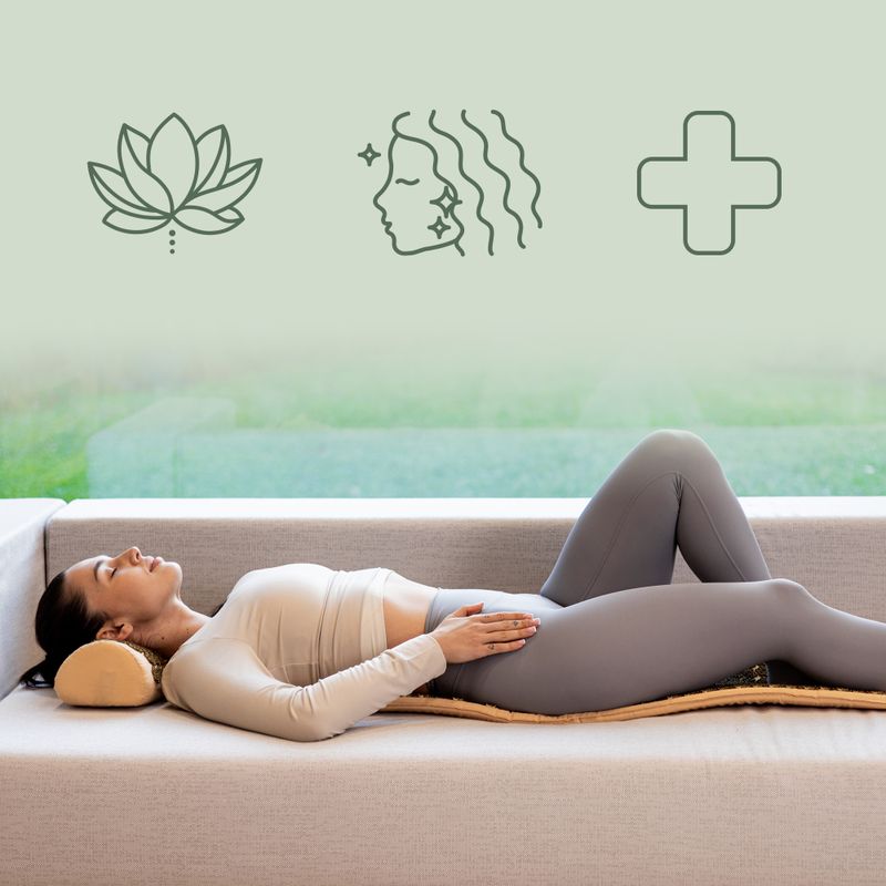 Подложка за акупресура XTREXO голяма с възглавница TXO-B4Z005-BZ brown 8