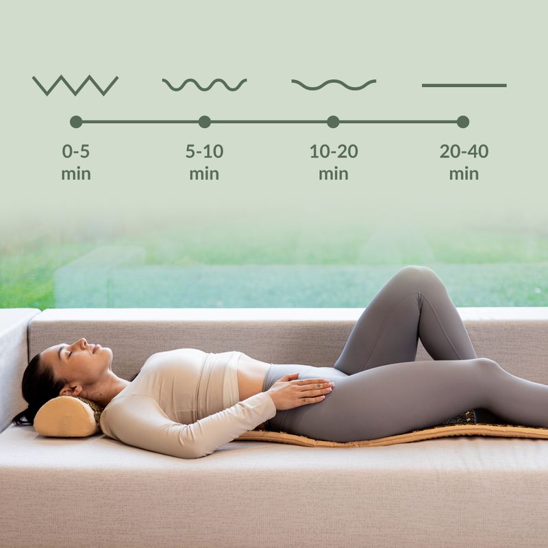 Подложка за акупресура XTREXO голяма с възглавница TXO-B4Z005-BZ brown 11