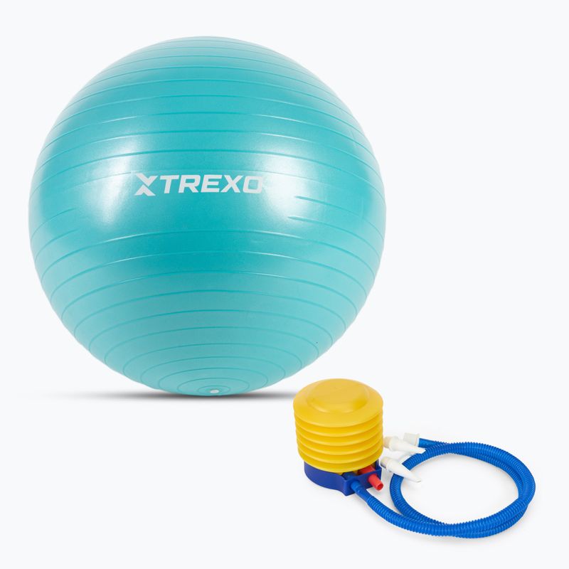 Гимнастическа топка XTREXO TXO-B4Z007-GN 55 cm turquoise 6