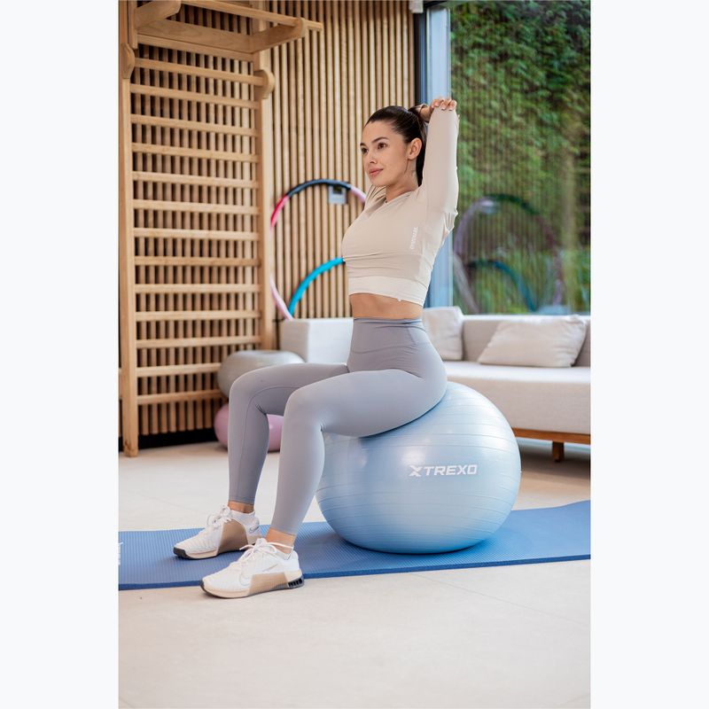 Гимнастическа топка XTREXO TXO-B4Z008-BL 65 cm blue 3