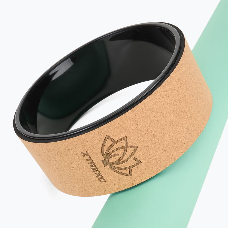 Корков обръч за йога XTREXO TXO-B4Z023-NC, Natural 5