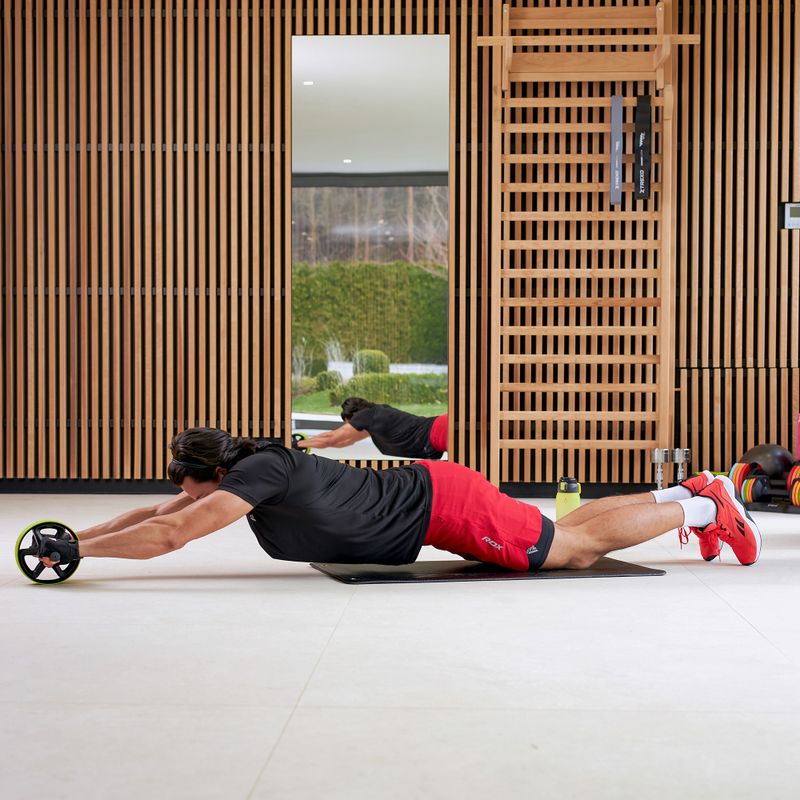 Колело за тренировка на коремни мускули XTREXO TXO-B4Z038-GN lime green 3