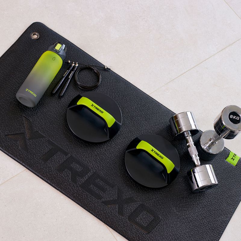 Въртящи се ръкохватки за лицеви опори XTREXO TXO-B4Z042-GN green 6