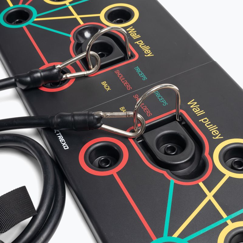 Многофункционална платформа с дръжки и експандер XTREXO сгъваема TXO-B4Z045-BK black 14