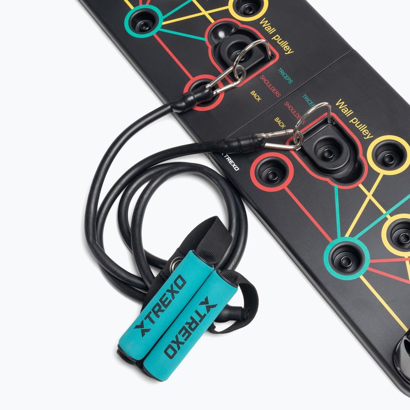 Многофункционална платформа с дръжки и експандер XTREXO сгъваема TXO-B4Z045-BK black 15