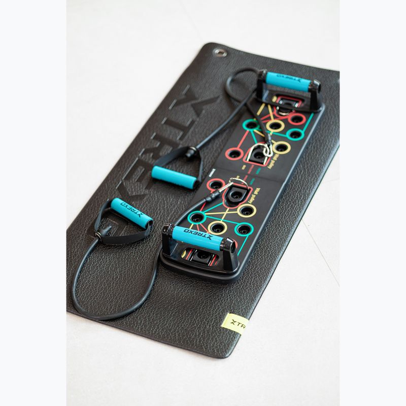 Многофункционална платформа с дръжки и експандер XTREXO сгъваема TXO-B4Z045-BK black 11