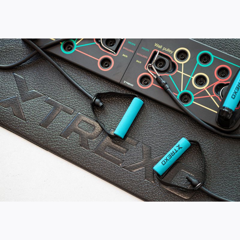 Многофункционална платформа с дръжки и експандер XTREXO сгъваема TXO-B4Z045-BK black 12