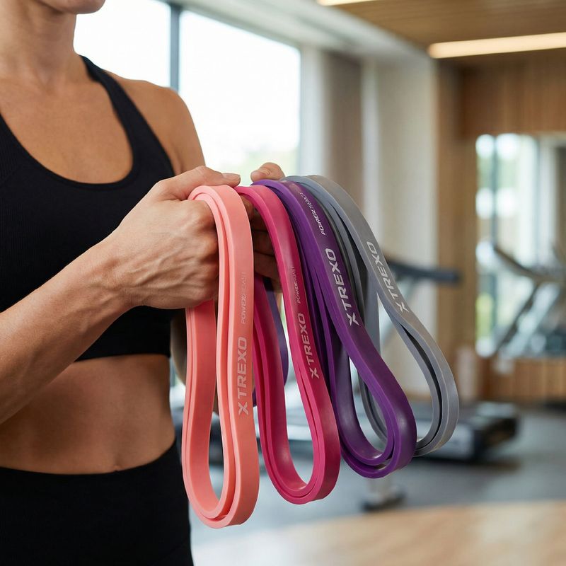 Комплект ластици за упражнения XTREXO TXO-B4Z046-ALL multicolor 3