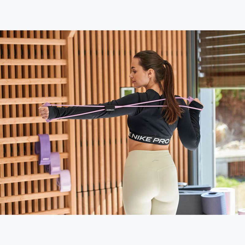 Експандер за упражнения XTREXO гумен TXO-B4Z057-VT purple 5